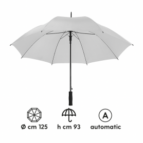 Maxi Parapluie automatique est 125 x 93 cm « Zeus ». Personnalisable avec votre logo!