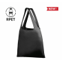 R-PET Shopping Bag 38 x 40 x 9 cm resealable in clutch bag. 210T. Cycle.