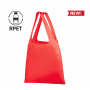 R-PET Shopping Bag 38 x 40 x 9 cm resealable in clutch bag. 210T. Cycle.