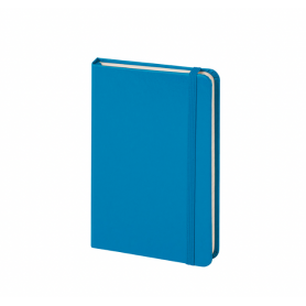 Notes/Notebook, 9 x 14 cm pages neutral, with elastic. Customizable with your logo!