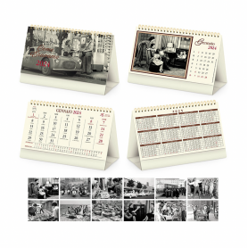 [ OUT OF STOCK ] Calendar 2023 "As we were" 19 x 14.5 cm table. Illustrated Vintage