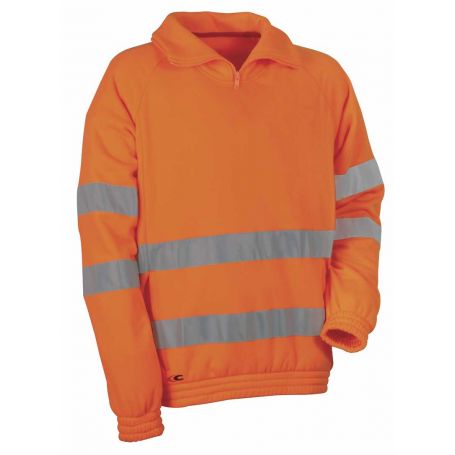 Sweat-shirt haute visibilité VISION Orange. Unisexe. COFRA (en anglais seulement)