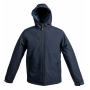Two-layer softshell jacket, padded with water-repellent treatment. DarkNavy Sestriere Man jacket. JRC