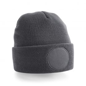 copy of Winter cap 100% acrylic soft-touch, round decoration. Unisex. Beechfield