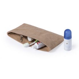 Promo Stock 100 Canvas Beauty Clutch 25 x 15 cm in Laminated Jute