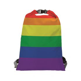 Sacca Zaino innovativo e leggero con decoro multicolor. 12 litri. Backpack DIAMOND