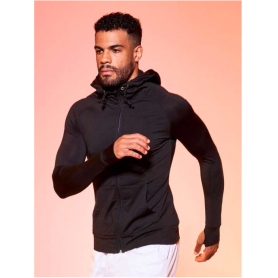 Sport zip and hood sweatshirt, breathable quick drying. Just Cool
