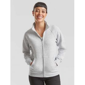 Sweatshirt Zip Premium Sweat Jacket Plush 70/30 Woman Fruit Of The Loom