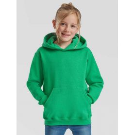 Sweatshirt with a pocket for the cap-Kids Classic Hooded Sweat Child Fruit Of The Loom