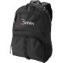 Utah Backpack with Shoulder Straps and Pockets - 23L - Black 600D Polyester