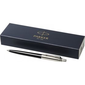 Parker® Jotter ballpoint pen in stainless steel and plastic. Refil Black