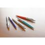 Parker® Jotter ballpoint pen in stainless steel and plastic. Refil Blue