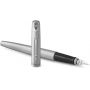 Penna stilografica Parker® Jotter Core con cappuccio in acciaio inox. Refil Blu