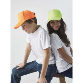 Bonnet fluorescent haute visibilité pour garçons. Casquette Beat Fluo pour enfant