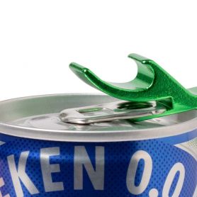 Keychain / Bottle opener - aluminum can. Stiked