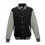Sweatshirt Varsity Jacket College with the two-button placket Unisex Just Hoods'