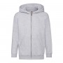 Kids hoody Classic Hooded Sweat Jacket with Zip and Hood Child Fruit Of The Loom