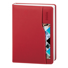 Journal quotidien 2026 15 x 21 cm. Avec poche avant. S/D/A