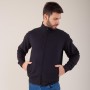 Sweatshirt Jacket Full Zip Plush 70/30 Unisex Black Spider