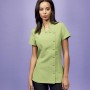 The apron to the short sleeves with buttons Beauty And Spa Tunic Premier