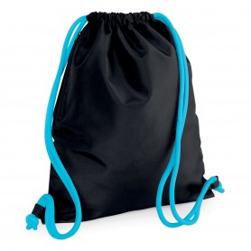 Sacca/Zaino Multiuso 36x42 cm con tasca Poliestere 300D Icon Drawstring Backpack BagBase