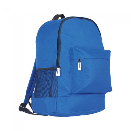 Backpack 31x40x18cm 600D Polyester with side pocket and perforated Track