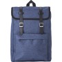 Backpack 40x27x12cm Polyester 210D with flap secured with 2 buckles