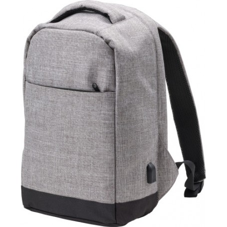 Backpack anti-theft Port PC 15" 39x26x12cm with USB on the side