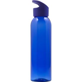 Water bottle 650ml transparent, with screw cap