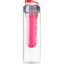 water Bottle 650ml with infuser for fruit or ice