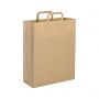 Shopping Bag 22 x 29 x 10 cm envelope made from Recycled paper Havana Size S