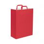 Shopping Bag 32 x 43 x 17 cm envelope colored paper flat handle, Size L