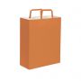 Shopping Bag 22 x 29 x 10 cm paper bag colored flat handle Size S