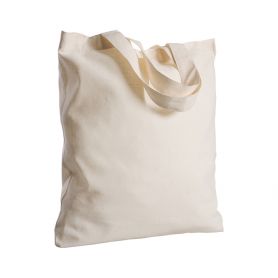 Shopper/Bag 38x42cm, 100% Cotton 130gr/m2 color short handles