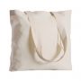 Shopper/Bag 42x42cm 100% Cotton 130/m2 Natural long handles