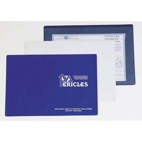 Porta Polizza 26 x 18,7 cm in PVC personalizzabile con il tuo logo!
