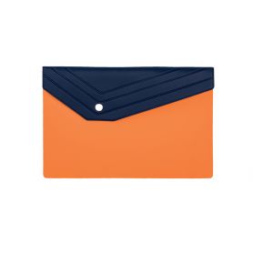 Document 18.7 x 13 cm TAM with closure, slant and button. Customizable with your logo