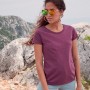 T-Shirt Ladies Valueweight T Manica Corta Fruit Of The Loom