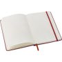 Notebook/Notes in PU 14 x 21 cm with elastic and 96 blank pages. Customizable with your logo!