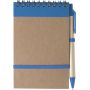 Notes/Notebook in recycled paper, 10 x 14.4 cm pen and elastic. Customizable with your logo!