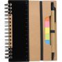 Notes/Notebook in hardback 13 x 15 cm) memo stick, ruler, and pen. Customizable with your logo!