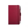 Notes/Notebook bordeaux 9 x 14 cm pen, elastic, and ivory paper. Customizable with your logo!