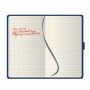 Notes/Notebook 13 x 21 cm with elastic band and inside pocket. Customizable with your logo!