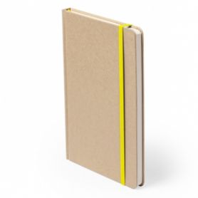 Notes/Notebook 15 x 21 cm cardboard recycled, and 100 pages Customizable with your logo