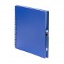Notes A4 recycled paper with a spiral and pen-coordinate. Customizable with your logo