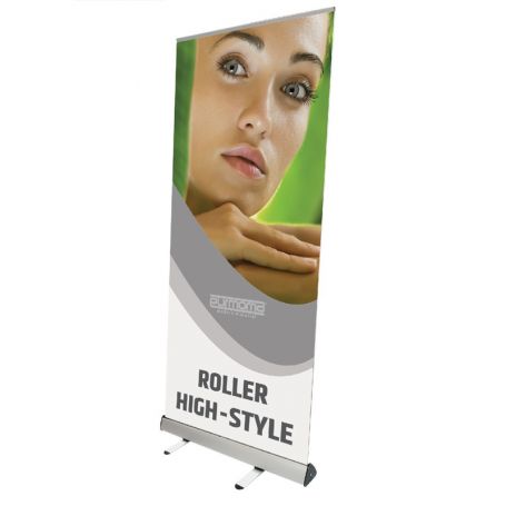 Roll Up Classic in alluminio Roller High-Style con stampa HD