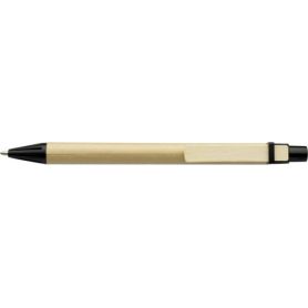 Ballpoint pen in environmentally friendly cardboard. Refill Blue. Customizable with your logo