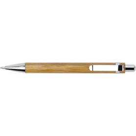 Ballpoint pen in Bamboo with metal components