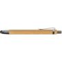 ballpoint Pen capacitive Bamboo with snap-action