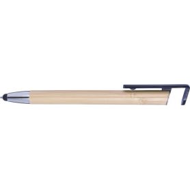Ballpoint pen capacitive Bamboo and smartphone stand